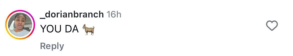 A fan calls Ford the goat